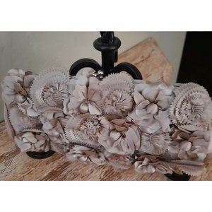 Sondra Roberts Satin Evening Formal Bag Purse